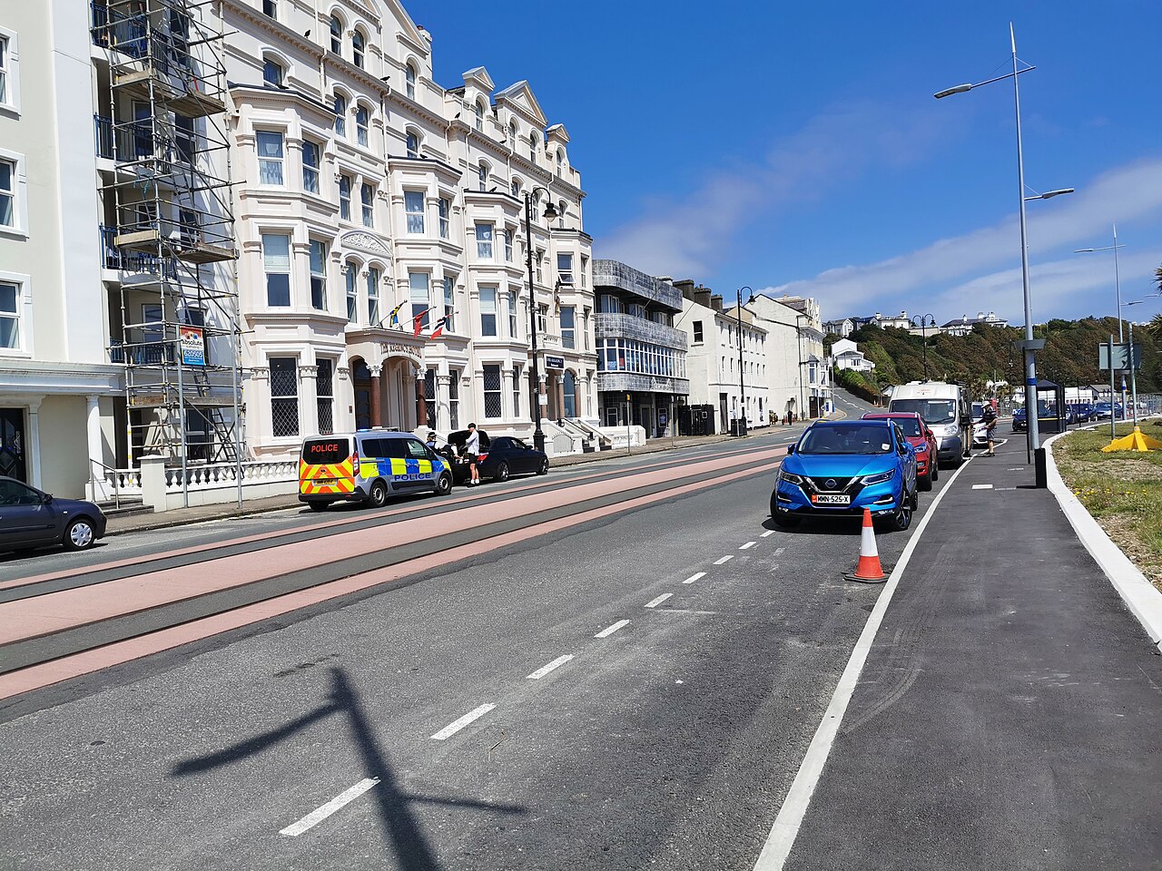 Douglas Promenade on the Isle of Man